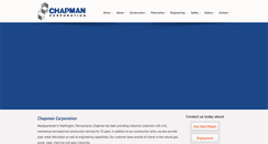 Desktop Screenshot of chapmancorporation.com